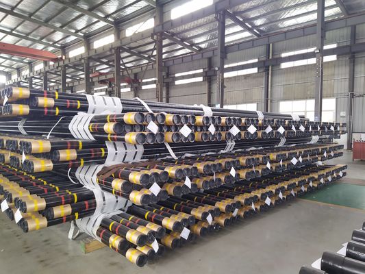 kaufen API 5CT Standard 4-1/2 BTC LTC N80 L80 Nahtlose Stahlröhren und Gehäuse mit Sicherheitsringen und Nippeln online manufacture