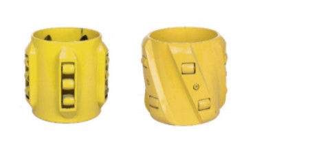API 10D 4 1/2 Verbessern Sie die Zementqualität Casing Spring Roller Zentralisator für Richtungsbohrung
