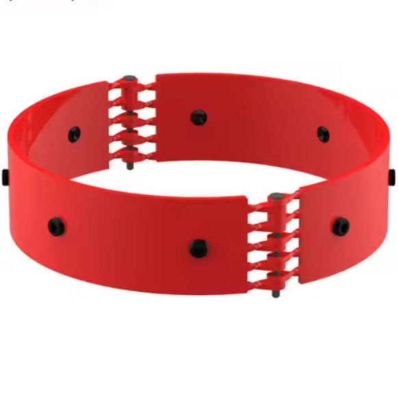 API-Standard 8 1/8 Ölbrunnensätze Schraubschraub-Typ-Stop-Halsband für Zentralisierer mit hohen Achsenkräften.