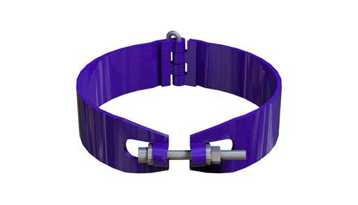 API-Standard 8 1/8 Ölbrunnensätze Schraubschraub-Typ-Stop-Halsband für Zentralisierer mit hohen Achsenkräften.