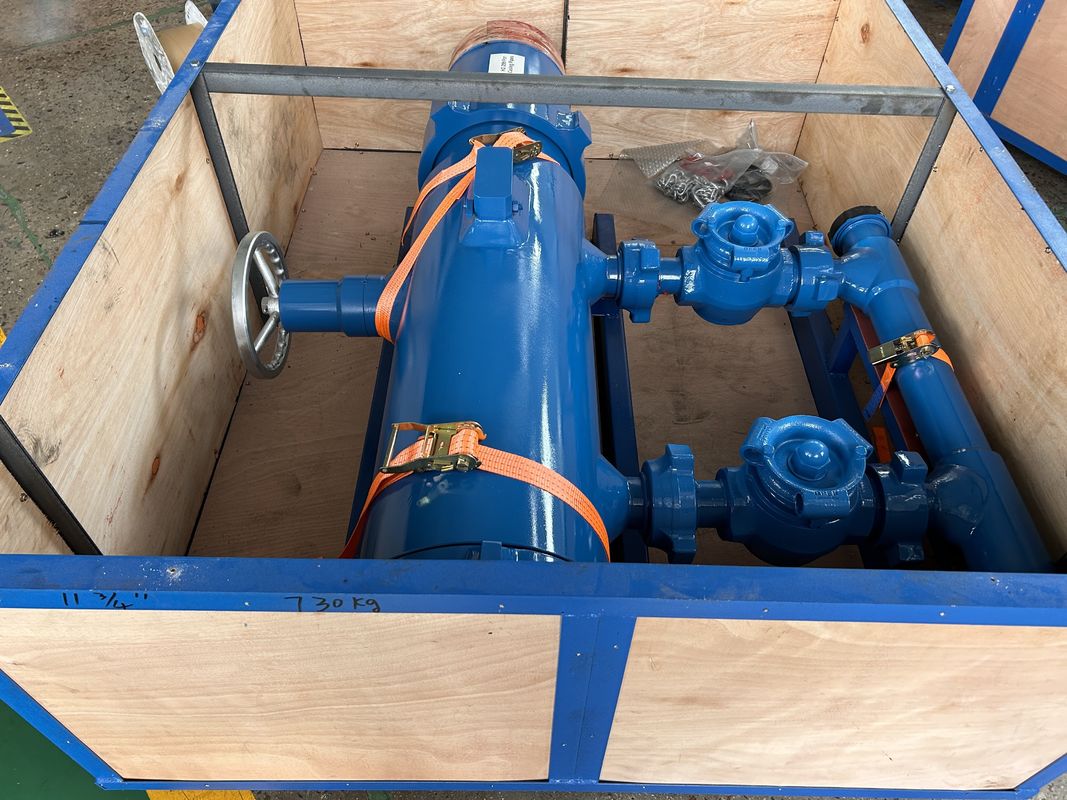 13-3/8' API Gehäuse LTC BTC Buckle verbunden 54Mpa Prüfdruck Doppelstecker Zementkopf mit Holzverpackung 810KG