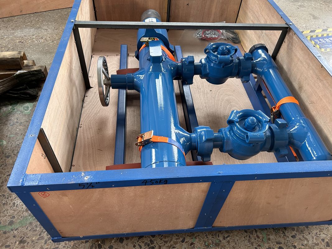 13-3/8' API Gehäuse LTC BTC Buckle verbunden 21Mpa Arbeitsdruck Einfachstecker Zementkopf mit Holzverpackung 810KG