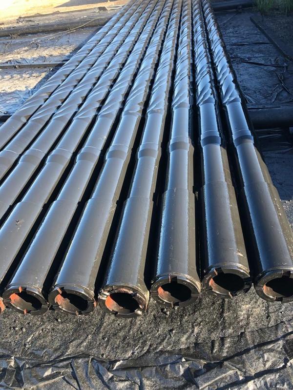 159.5 mm Bevel Diameter 3.18:1 Bending Strength Ratio 9150 or 9450 mm Length Drill Collar